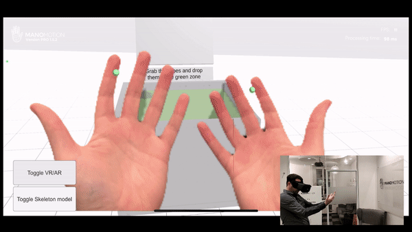 Two hands SDK - Hand occlusion